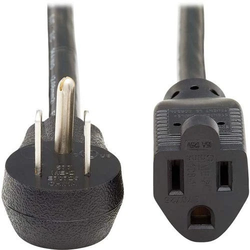 P024-006-15D | Tripp Lite | Power Extension Cord Right-Angle 5-15P to 5-15R 14AWG 15A 6ft