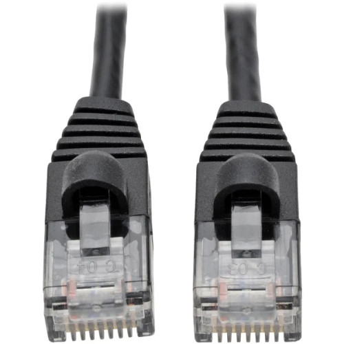 N261-S05-BK | Tripp Lite | Cat6a 10G Snagless Molded Slim UTP Patch Cable Black