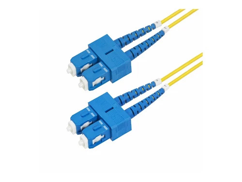 SMDOS2SCSC2M | StarTech | 2m 6.6ft SC to SC UPC OS2 Single Mode Duplex Fiber Optic Cable