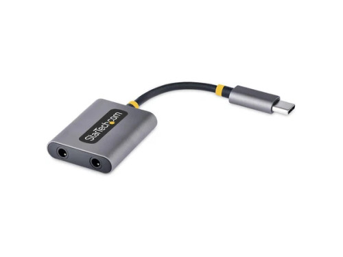 USBC-AUDIO-SPLITTER | StarTech | USB Type-C to 2x 3.5mm Audio Adapter
