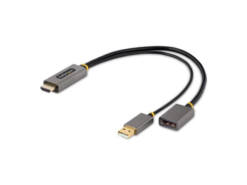 128-HDMI | StarTech | 1ft 30cm HDMI to DisplayPort Adapter 4K 60Hz HDR HDMI Source