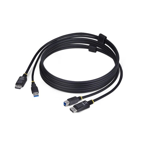 DU1226-KVM-CABLE | StarTech | 6ft 1.8m DisplayPort and USB 5Gbps KVM Cable 4K 60Hz