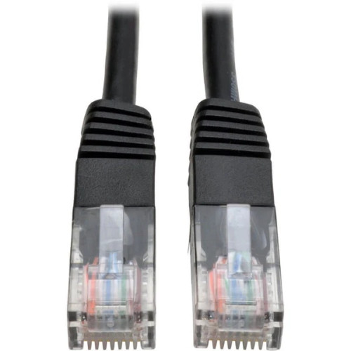 N002001BK | Tripp Lite | 1ft Cat5e Cat5 350MHz Molded Patch Cable Black