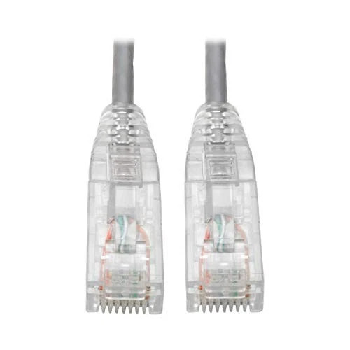 N201-S02-GY | Tripp Lite | Cat6 UTP RJ45 Gigabit Snagless Molded Slim Patch Cable