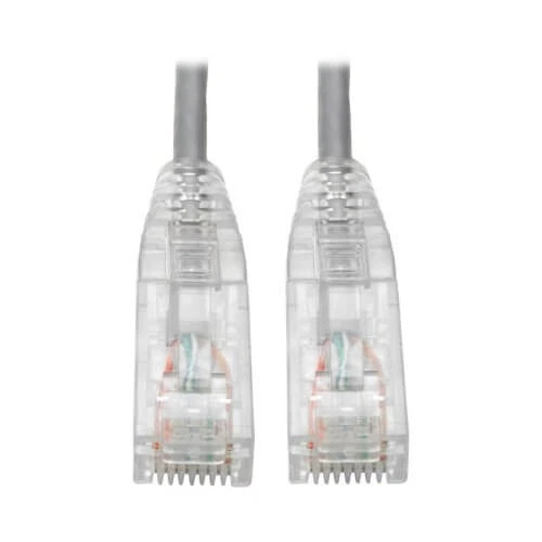 N201-S10-GY | Tripp Lite | Cat6 UTP RJ45 Gigabit Snagless Molded Slim Patch Cable