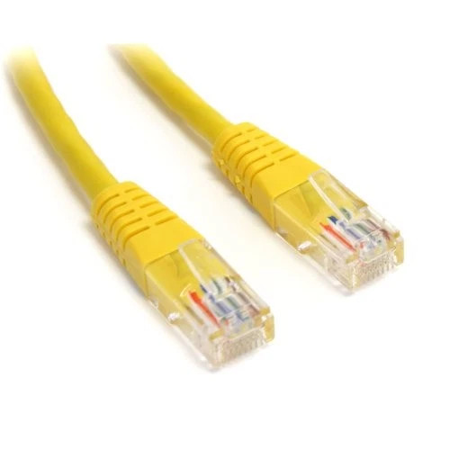 M45PATCH3YL | StarTech | 3ft 0.9 m Cat5e Ethernet Cable Power Over Ethernet Molded