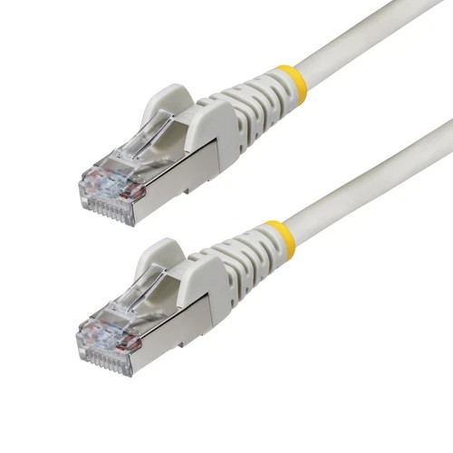 NLGR-6IN-CAT6A-PATCH | StarTech | 6in Gray CAT6a Snagless RJ45 10G 100W PoE S/FTP Ethernet Cable