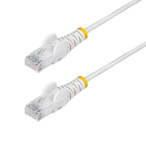 N6PAT25WHS | StarTech | 25ft White Slim CAT6 Slim Snagless RJ45 UTP Ethernet Cable Ethernet Cable