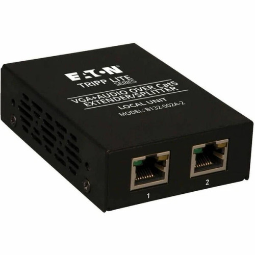B132002A2 | Tripp Lite | 2-Port VGA Audio over Cat5/Cat6 Extender Splitter Transmitter