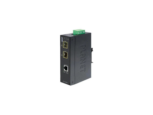 IGT-1205AT | Planet | Industrial 10/100/1000T to 2-port 100/1000X SFP Media Converte