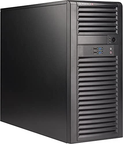 252467 | Supermicro | Mid-tower 2x5.25external 4x3.5internal Black