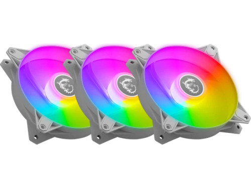 ARGB-3W | MSI | 120mm PWM Addressable RGB LED Case Fan BlackAnti-Vibration