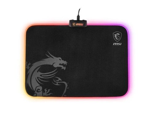 J02-VXXXXX5-D22 | MSI | AGILITY GD60 RGB Mouse Pad 15" x 11" Micro-Textile Surface Natural Rubb