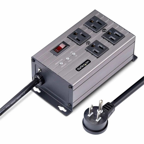4N515S8-POWER-STRIP | StarTech | 4-Outlet Industrial Power Strip 125V/15A UL Listed