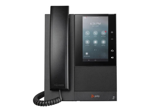 849A5AA#ABA | Poly | CCX 505 IP Phone Corded Corded Bluetooth Desktop Wall Mountable
