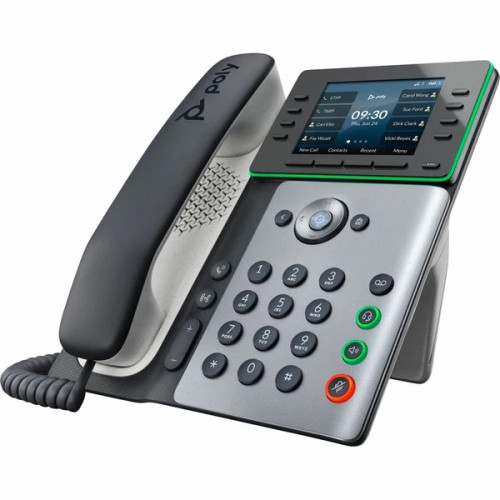 89B53AA | Poly | Edge E350 IP Phone Corded Corded/Cordless Wi-Fi Bluetooth Desktop