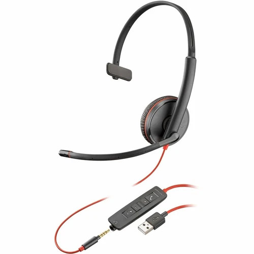 8M3Y1AAABA | Poly | Blackwire 3215 Monaural USB-A Headset TAA