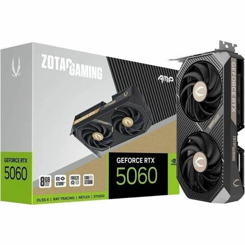 ZT-B50600F-10M | Zotac | NVIDIA GeForce RTX 5060 Graphic Card 8GB GDDR7