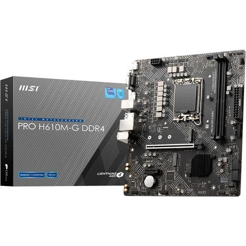 PROH610MGD4WIFI | MSI | H610M-G DDR4 Gaming Desktop Motherboard