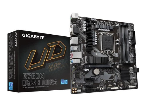 B760MDS3HDDR4 | Intel | Gigabyte LGA 1700 B760 M-ATX Motherboard