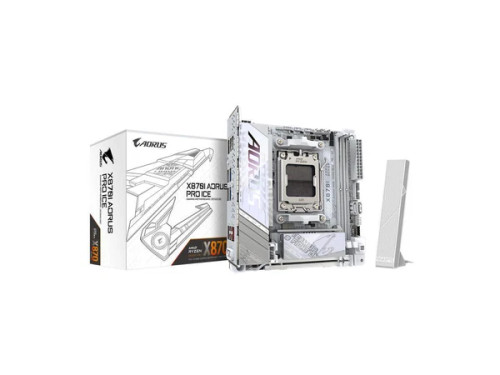 X870I | Gigabyte | Aorus PRO ICE AMD AM5 LGA 1718 Motherboard