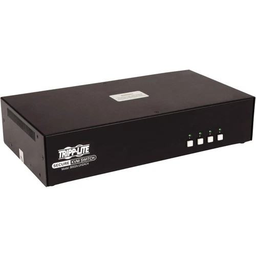 B002AUH2AC4 | Tripp Lite | 4-Port Dual-Monitor Secure KVM Switch TAA