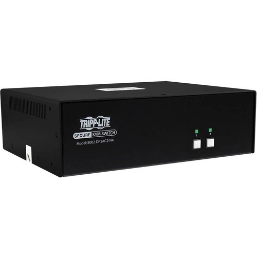 B002DP2AC2N4 | Tripp Lite | by Eaton Secure KVM Switch 2-Port Dual Head DP to DP 4K TAA