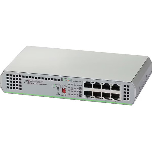 AT-GS910/8 | Allied Telesis | Centercom 8 Ports Ethernet Switch
