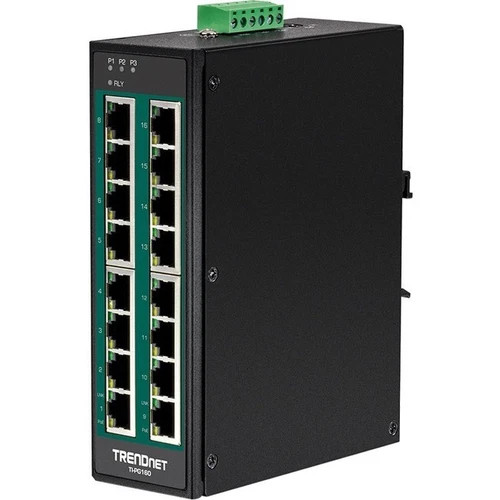 TI-PG160 | TRENDnet | 16-Port Industrial Gigabit Switch