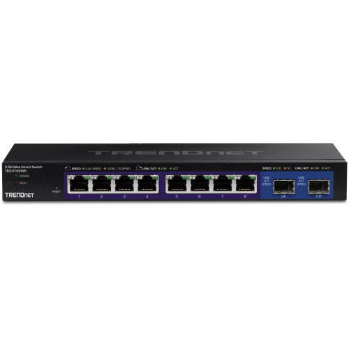 TEG-3102WS | TRENDnet | 10-Port Multi-Gig Web Smart Switch