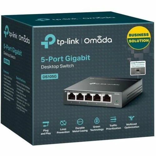DS105G | TP-Link | Omada 5-Port Gigabit Desktop Switch