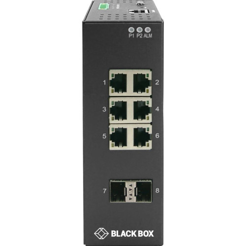 LIG1082A | Black Box | 8 Port Extreme Temperature Managed Switch