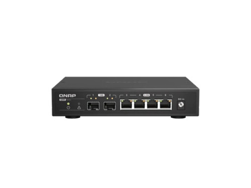 QSW-2104-2S-US | QNAP | Desktop Unmanaged Switch 4 port 2.5Gbps auto negotiation