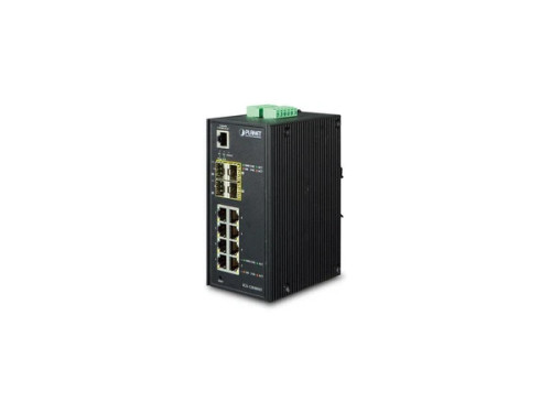 IGS12040MT | Planet | IGS-12040MT Industrial 8-Port 10/100/1000T + 4-Port 100/1000X SFP Managed