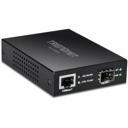 TFC-10GSFP | TRENDnet | 10GBase-T to SFP+ Fiber Media Converter