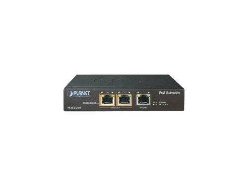 POE-E202 | Planet | 1-port 802.3at PoE+ to 2-port 802.3af/at Gigabit PoE Extender