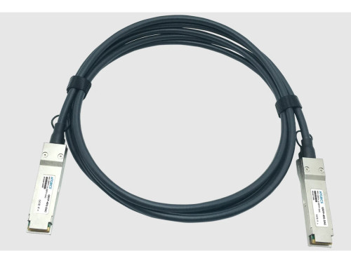 E40G-QSFP-QSFP-P-0301 | Ruckus | 3-meter 40GbE QSFP+ to QSFP+ passive direct attach copper cable