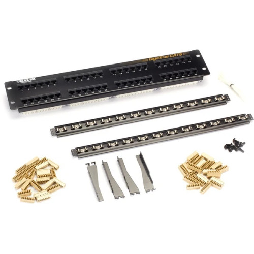 JPM612AR8 | Black Box | GigaTrue CAT6 Patch Panel 2U Unshielded 48-Port