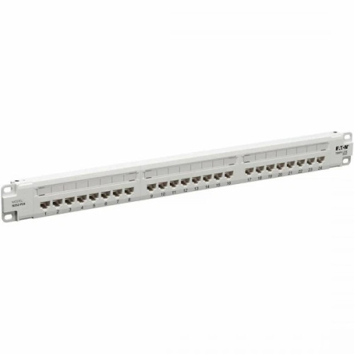 N252-P24-WH | Tripp Lite | Eaton Series 24-Port Cat6 Patch Panel 4PPoE Compliant 110/Krone