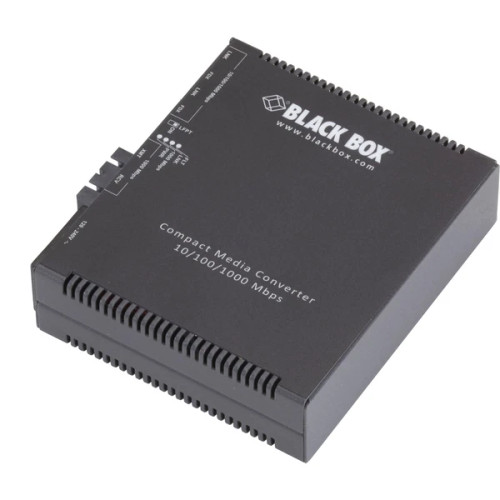 LGC5152A | Black Box | Compact Media Converter Gigabit Ethernet Single Mode 1310nm 10km SC