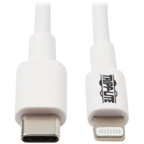 M102003WH | Tripp Lite | 3ft Lightning to USB C Charging Cable
