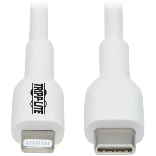 M10201MWH | Tripp Lite | 3.3ft USB-C to Lightning Sync Charge Cable