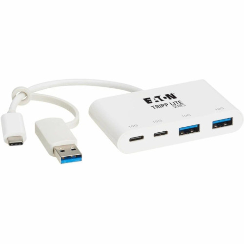 U4600042A2C3 | Tripp Lite | 4-Port USB-C Hub 2 USB-A & 2 USB-C Ports Thunderbolt