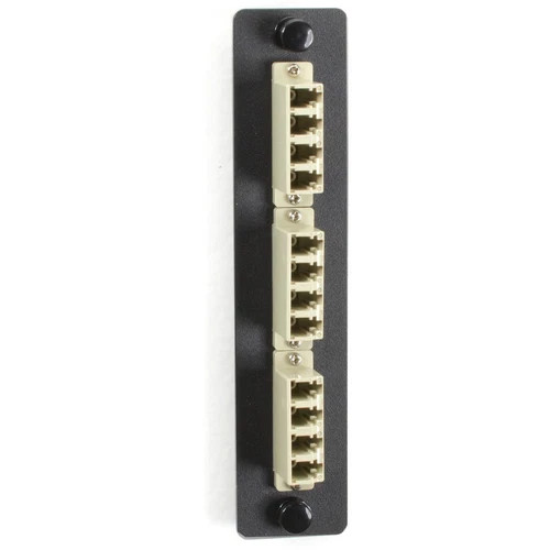 JPM455BR2 | Black Box | Standard Adapter Panel Bronze Sleeve 6 LC Duplex Pairs Beige