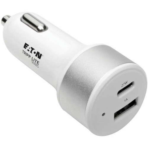 U280C02C1A1 | Tripp Lite | USB Car Charger Dual-Port Quick Charge USB Type C & USB Type A