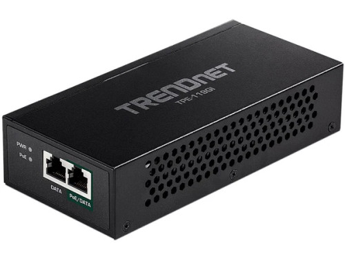 TPE119GI | TRENDnet | Gigabit PoE++ Injector Convert A Non-PoE Port To A PoE++ Gigabit Port