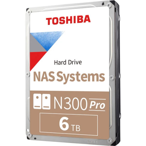 HDWG760XZSTB | Toshiba | 6TB N300 PRO 7200 rpm SATA III 3.5" Internal NAS HDD