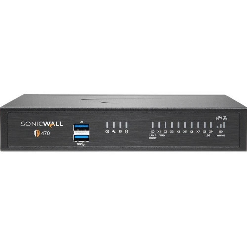 02-SSC-7261 | SonicWall | TZ470 Network Security Firewall Appliance
