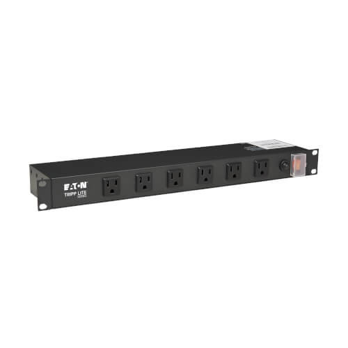 RS1215-RA | Eaton | 1U 12 OUTLET POWER STRIP 6 FRONT 6 REAR 15A 120V 15ft