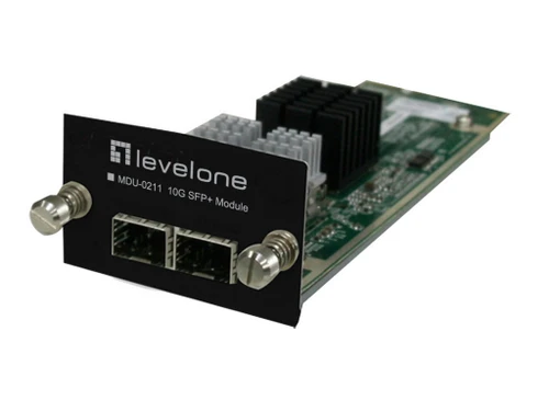 MDU-0211 | LevelOne | Dual-Port 10G SFP+ Expansion Card